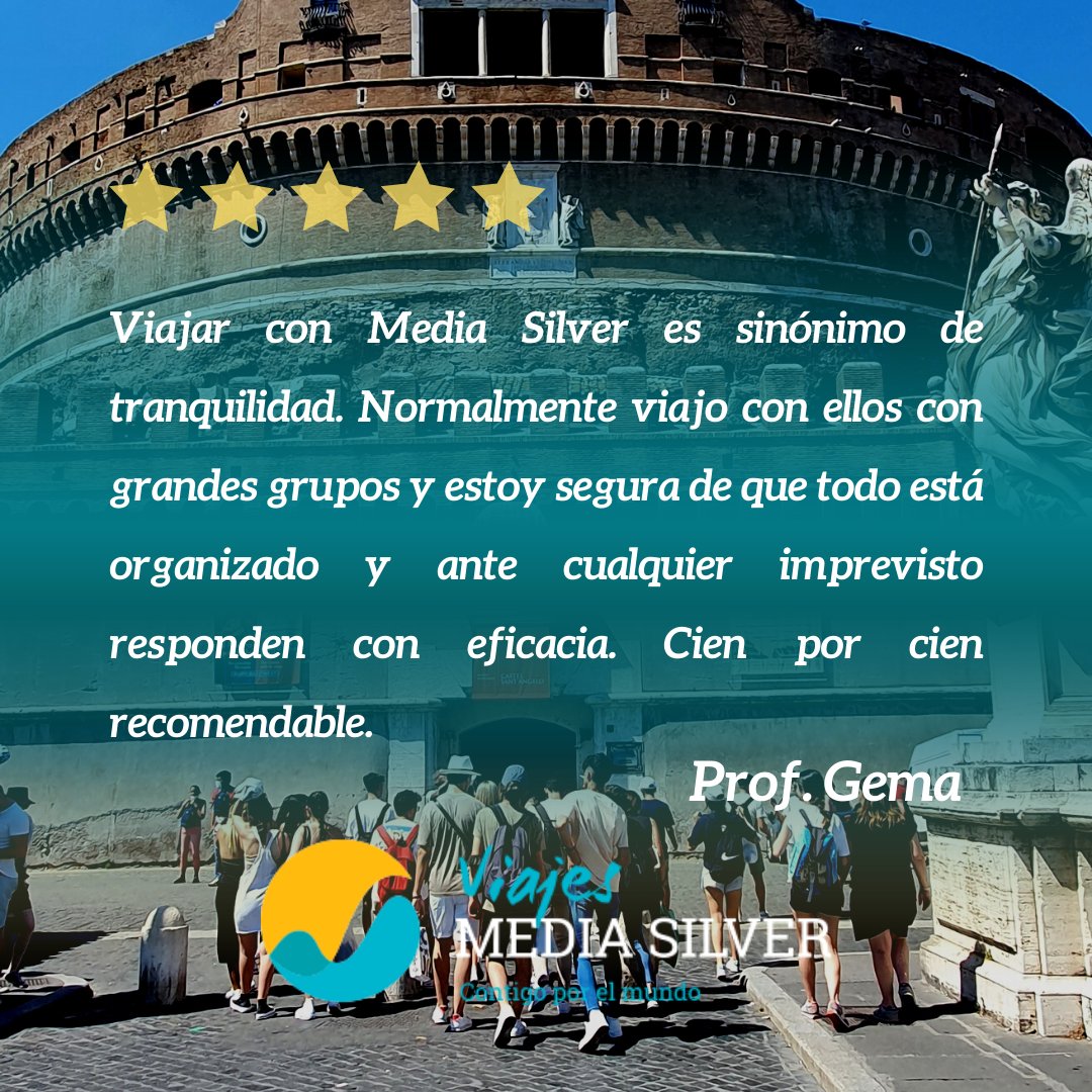 Es una alegría cuando uno de los profesores que viaja con nosotros nos deja un comentario como este ♥️

¿Quieres hacer tú viajes de estudios con nosotros? Pregúntanos sin compromiso o visita nuestra web 🙂