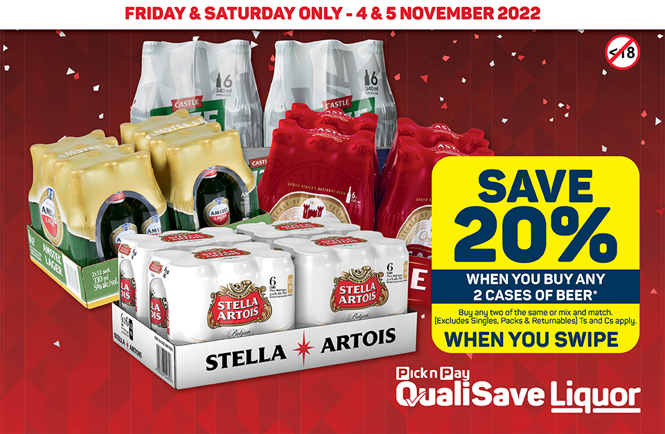 Pick n Pay QualiSave on Twitter "Something’s brewing this weekend. It