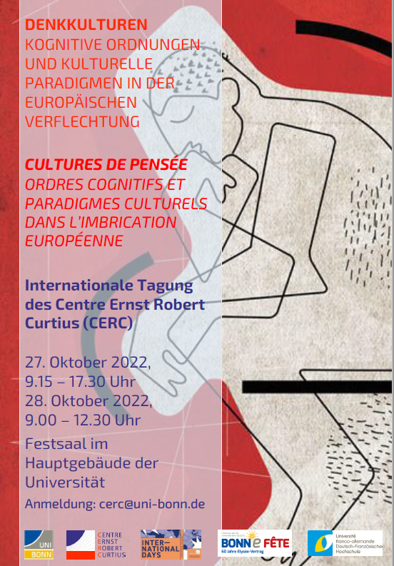 In der letzten Woche hat die #CERC-Jahrestagung stattgefunden. Mit internationalen Gästen ging es im Festsaal der @unibonn zwei Tage lang um „Denkkulturen – Kognitive Ordnungen und kulturelle Paradigmen in der europäischen Verflechtung“.