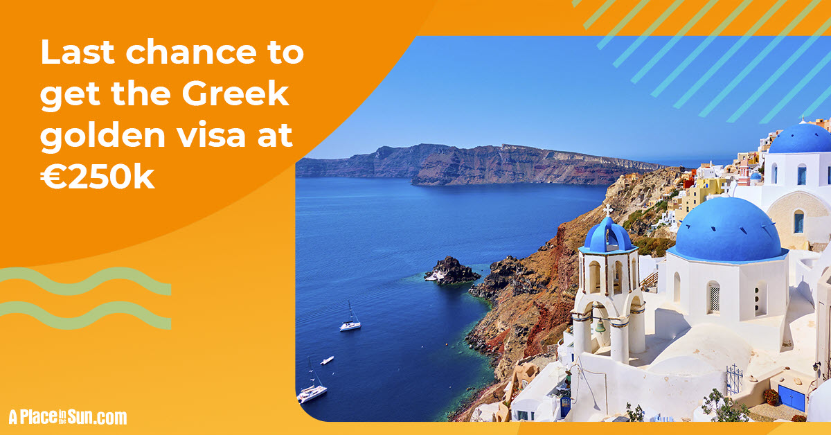 Last month the government announced a change to the Greek golden visa. Find out more in our latest article 👉 ow.ly/q8To50LqGCk