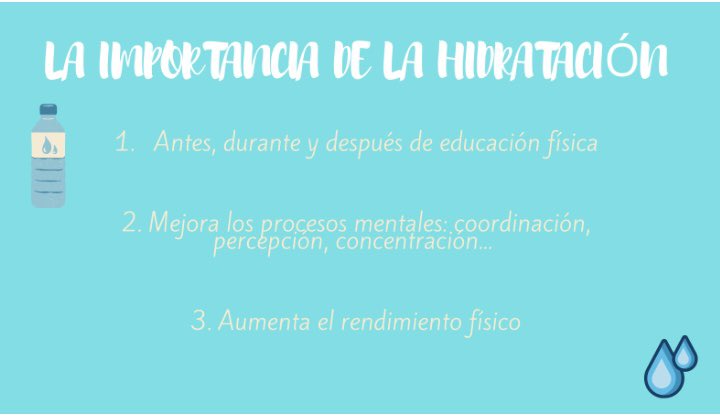Martab_ef's tweet photo. Buenos días!!!☺️ Hoy os traigo un post sobre la hidratación. Además de ello, ¿sabéis cuantos litros de agua debemos beber al día?💧 https://t.co/iQ8rknP32T