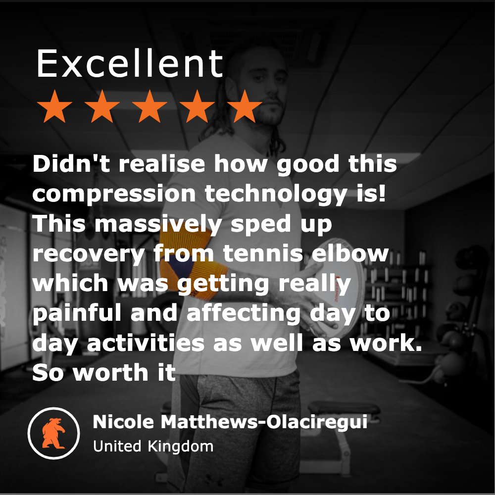 Another fantastic review! ⭐️⭐️⭐️⭐️⭐️ Our bamboo fibre compression supports offer superior warmth and unrivalled comfort, increasing blood flow helping you push harder for longer and recover faster! Get yours now! getabearhug.com/collections/sl…