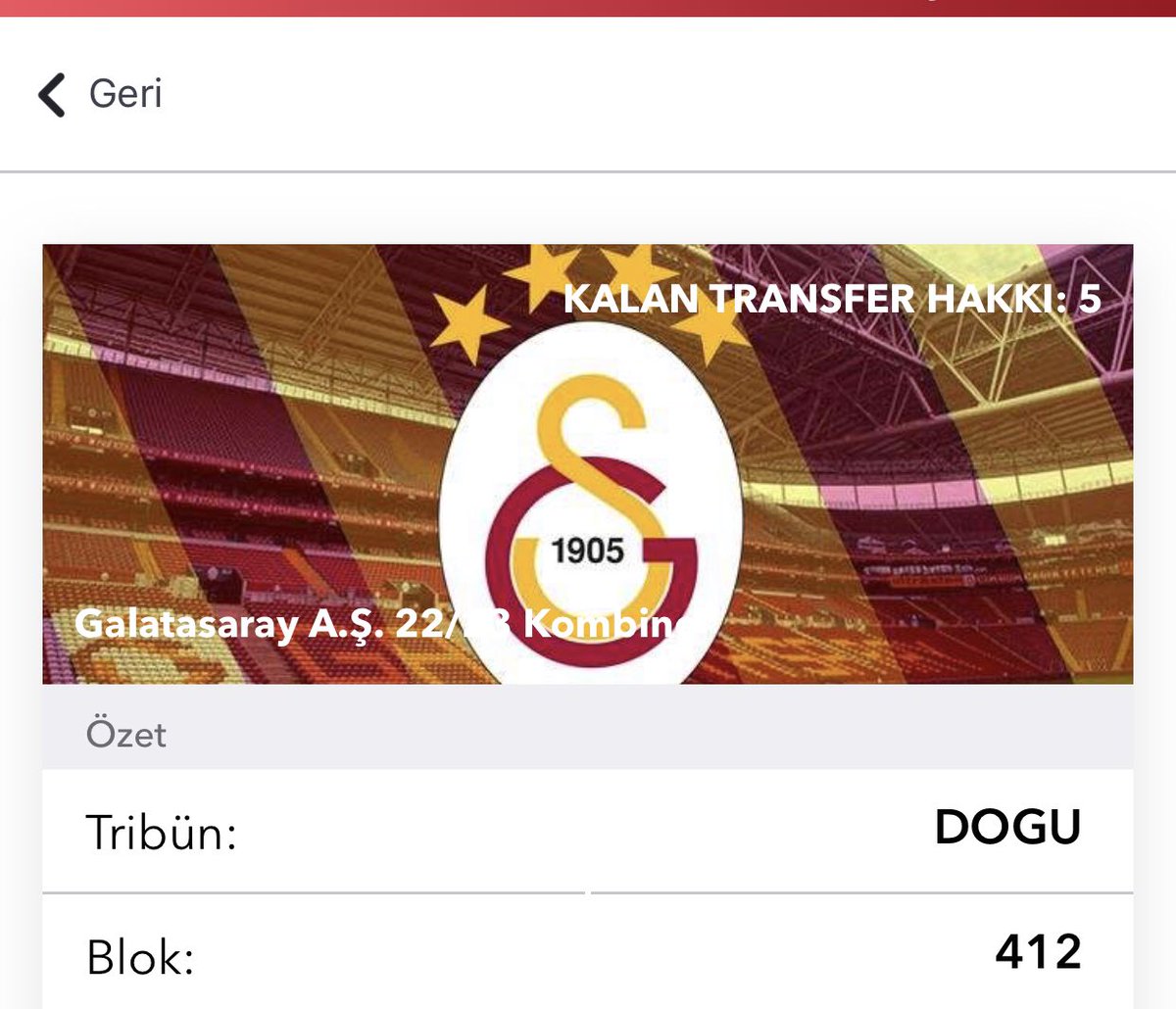 Galatasaray-Beşiktaş 2 adet doğu üst bilet vardır. Fiyat için DM
#galatasaraybesiktas #biletdevret #bilet #kombinedevir #kombinedevret  #biletarıyorum #kombinedevir #galatasaraybiletdevir #derbi #derbibilet