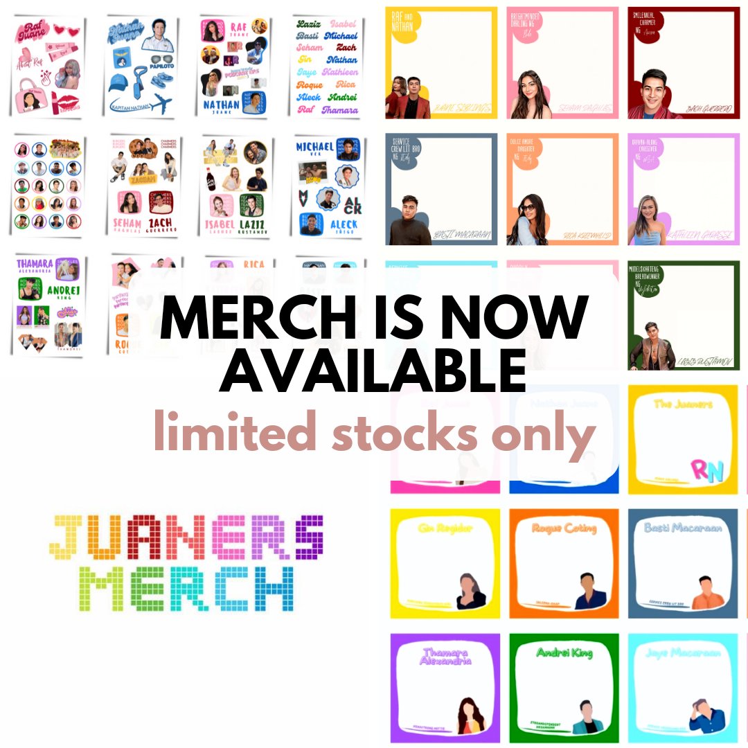 JuanersOfficial's tweet photo. Our merch is now available on Shopee! https://t.co/CNQ2NYbT2m

#JuanersMerch https://t.co/29wusz56ST