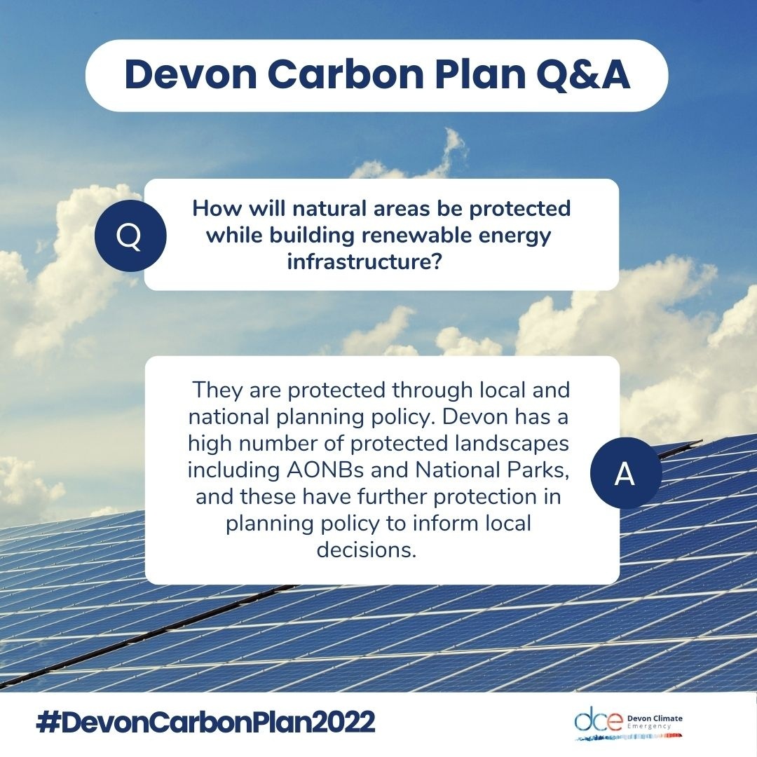 devonclimate's tweet image. 🌱 #DevonCarbonPlan2022 Q&amp;amp;A 🌱 

The Devon Carbon Plan - the roadmap for how Devon will reach net-zero emissions by 2050 (at the latest) - was published on our website in September.

Read the Plan here:

soc.devon.cc/DevonCarbonPla…

#NetZeroDevon #RenewableEnergy #GreenEnergy