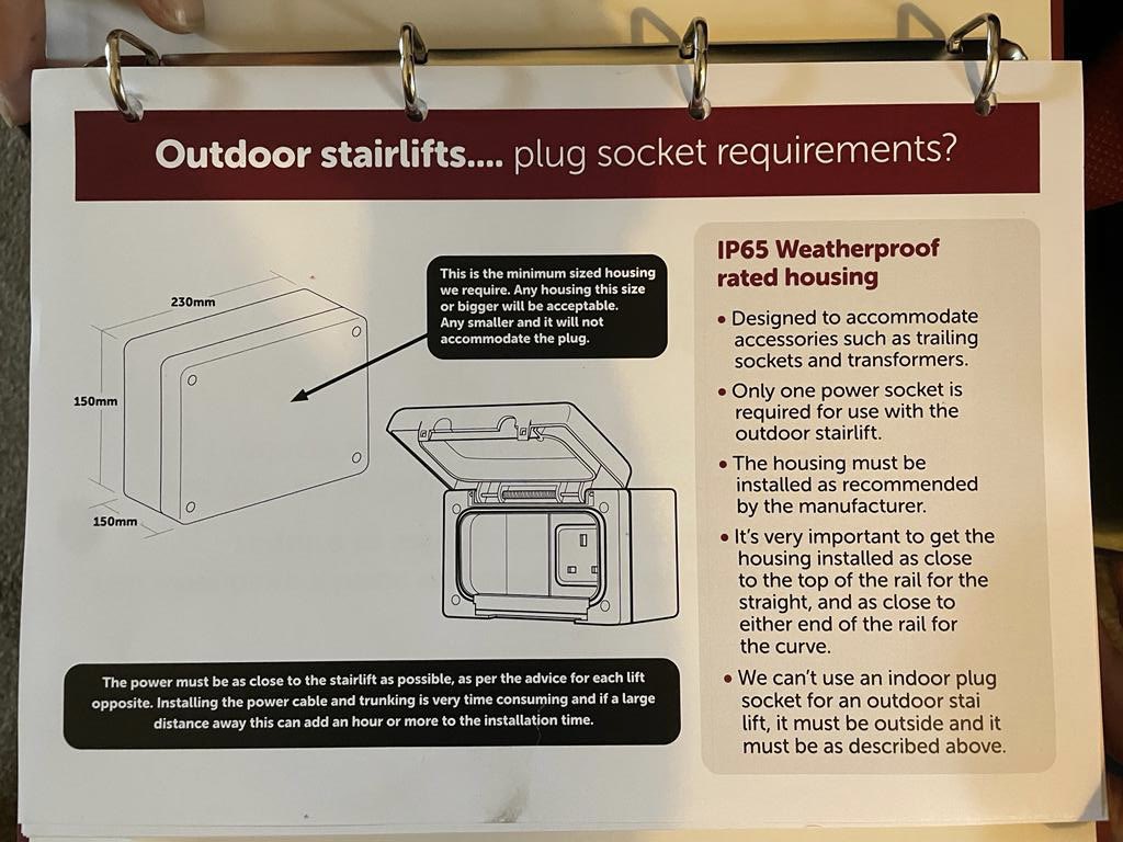 Calling any Bradford electricians. We need this outdoor power socket installing at a house in BD9. Can anyone do it or knows someone who can? TIA. #electricians #bradford
