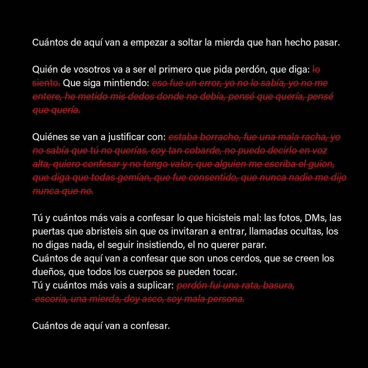 Cuántos de aquí van a empezar a soltar la mierda que han hecho pasar.
<a href="/natalialacunza/">Natalia</a> @perarnauiv 
open.spotify.com/album/6b7qWXwm…