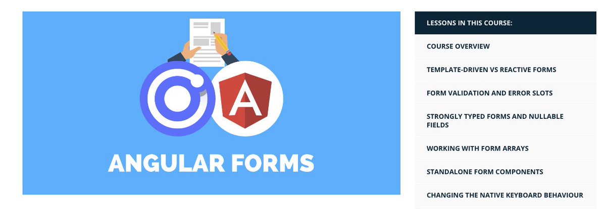 ionicacademy's tweet image. 🎉 New course: Angular Reactive Forms with Ionic!

Get the most out of your forms using the latest @Ionicframework components and slots to build powerful forms.

As always available to all Ionic Academy members
👉 ionicacademy.com