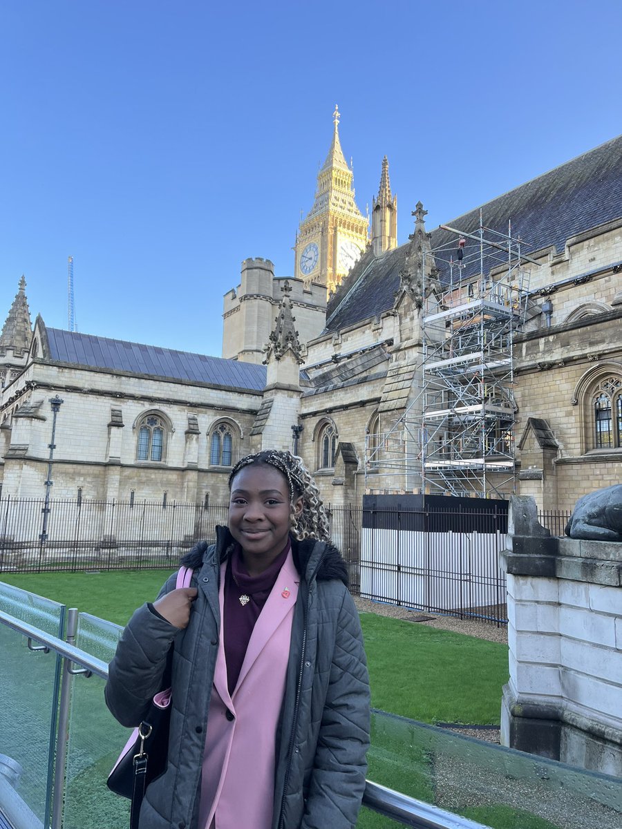 What an amazing opportunity; supporting Jeslyn as Member of Youth Parliament for Bedford in the House of Commons #YOUthvoice