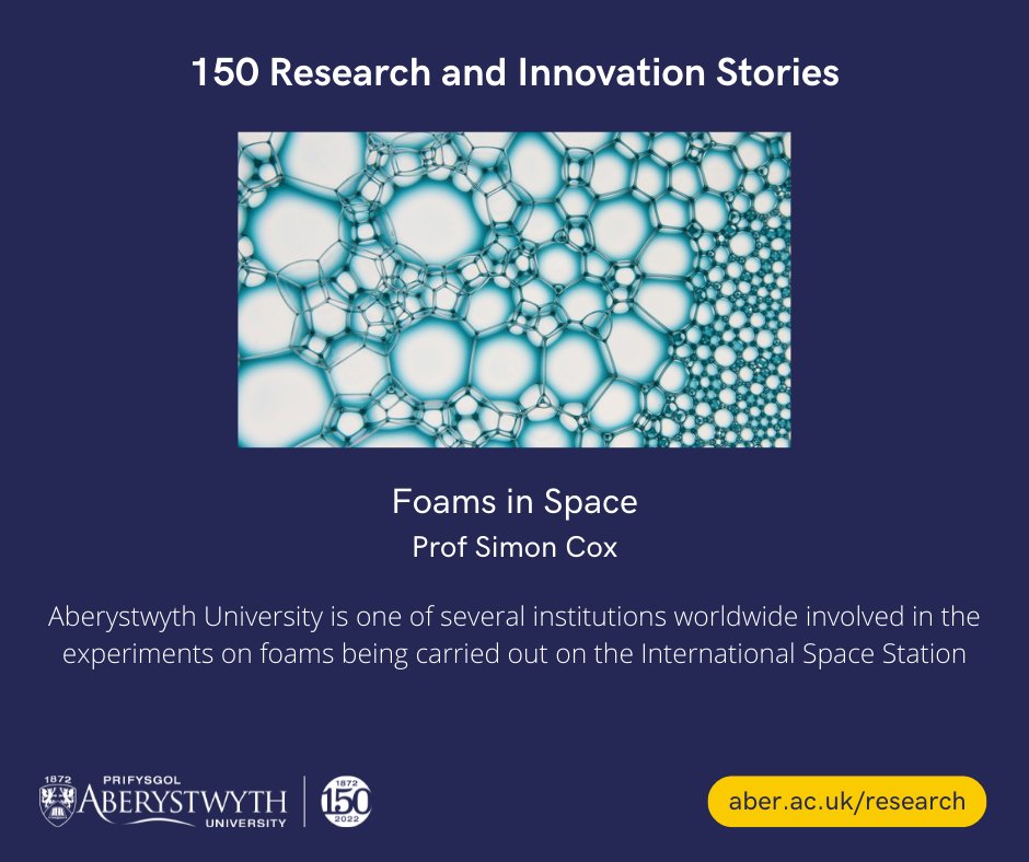 AberUni's tweet photo. 150 stories to celebrate our 150th anniversary: No 37

🖱️  https://t.co/kArTZeer3x

#150ResearchAber
@FoamsAtAber https://t.co/e8vfybzpu4