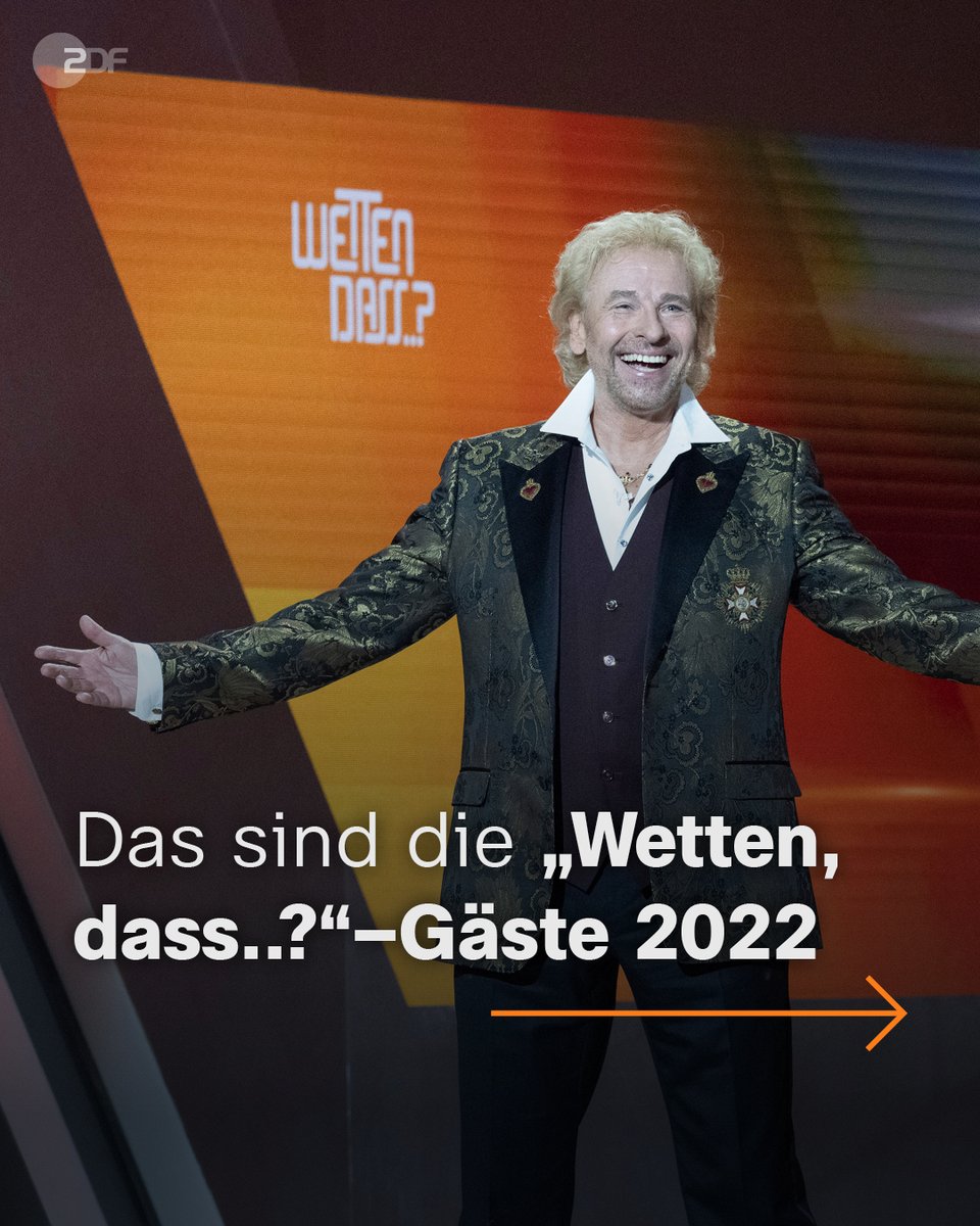ZDF's tweet photo. Für euren Kalender: 19. November 2022, 20:15 Uhr: #wettendass 🗓

Heute verraten wir euch, welche Stars auf die berühmte Couch kommen. https://t.co/xWDoKfqT4A