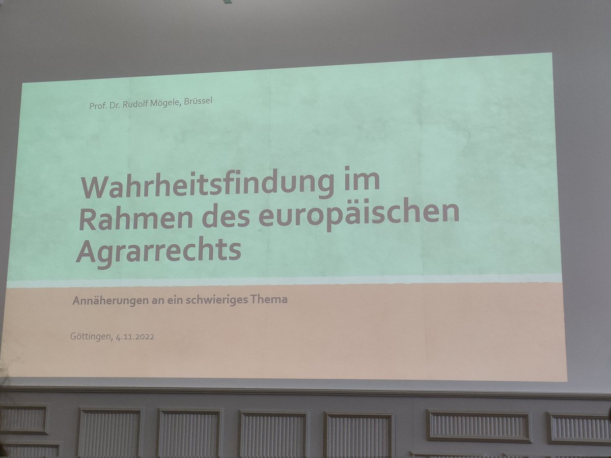 Prof. Dr. Rudolf Mögele und europäischen Agrarrecht sind anwesend in <a href="/ILR_Goettingen/">ILR - Institut für Landwirtschaftsrecht, Göttingen</a>