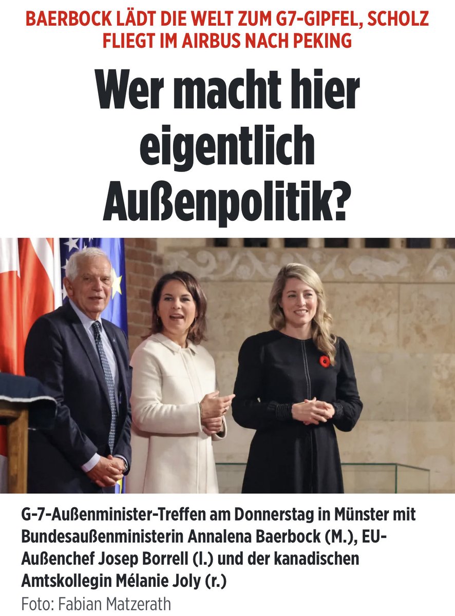 Georg_Pazderski's tweet image. Angeblich aus Toleranzgründen lässt Baerbock im Friedenssaal in Münster das fast 600 Jahre alte Ratskreuz abnehmen, obwohl außer Japan nur christlich geprägte Nationen am #G7-Gipfel teilnehmen. Der Hass auf die eigene christliche Kultur muss sehr tief sitzen bei den Grünen.
