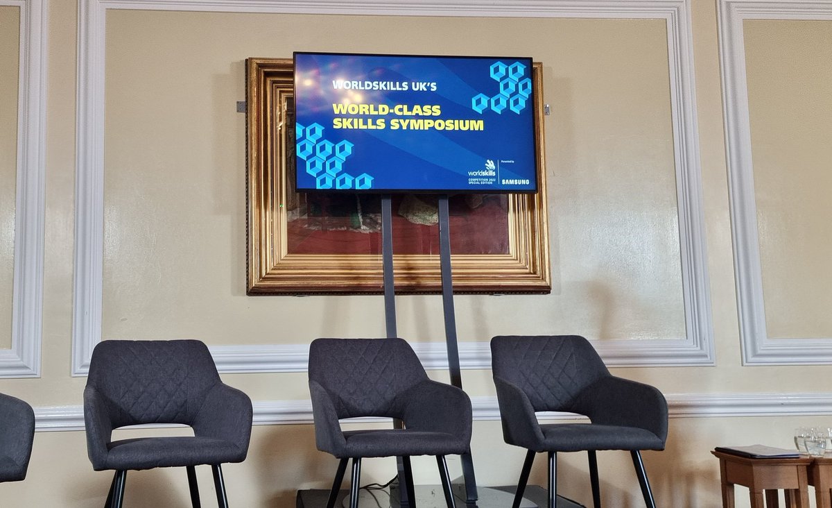 Looking forward to today at the <a href="/worldskillsuk/">WorldSkills UK</a> World-class skills symposium.