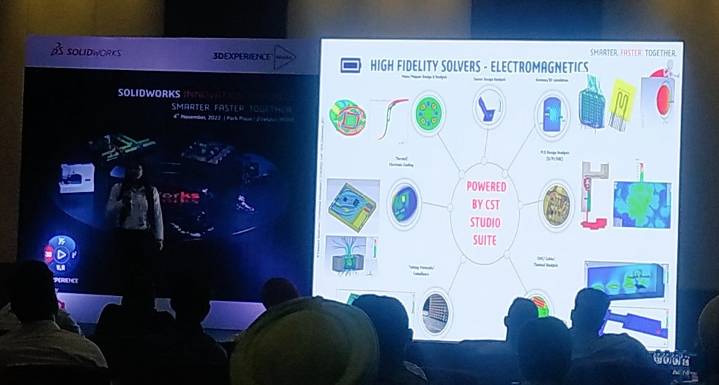 gupta9665's tweet photo. #3DExperience #SOLIDWORKS #SWID22 #InnovationDay22 "Power of Simulation" with @idspl @IdsplE @3DSIndia @SOLIDWORKS @3DSAPSouth https://t.co/Z55W1mYm73