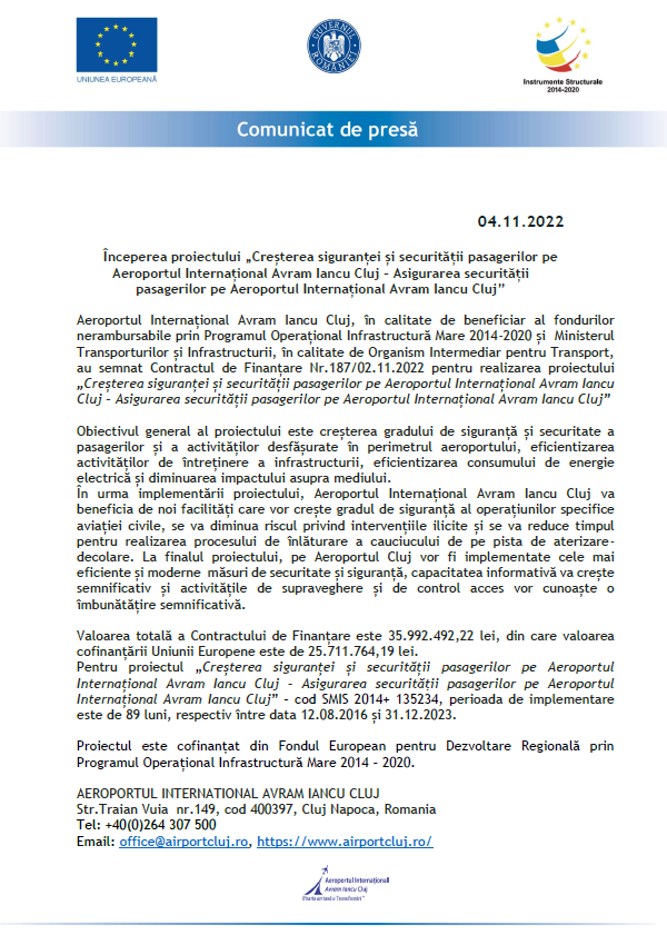Aeroportul Cluj tweet media