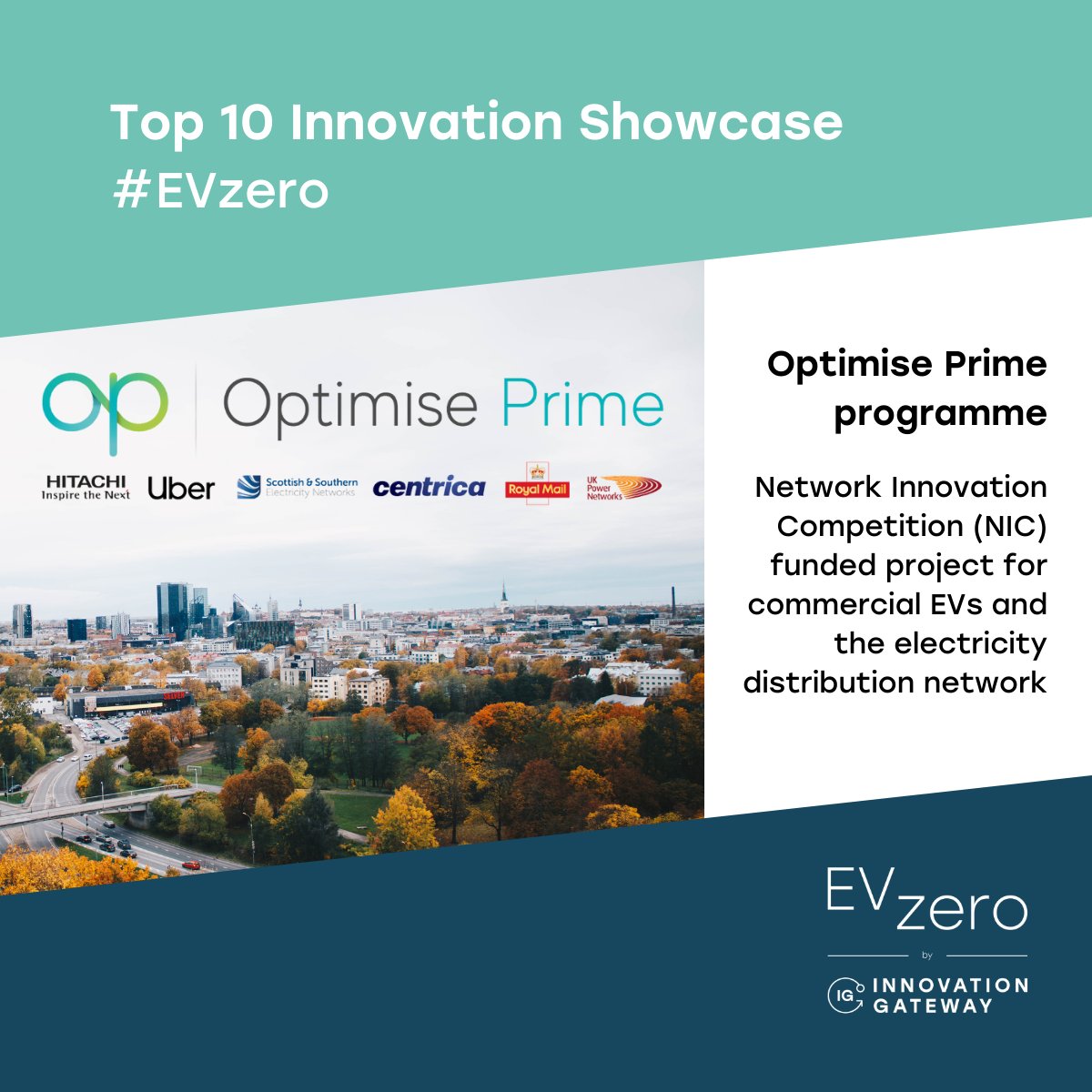 InnovatnGateway's tweet photo. With #COP27 just around the corner, we want to set an example by showcasing real-world #netzero and #climate actions! That's why in this week’s #EVzero #InnovationShowcase, we are spotlighting the Optimise Prime #EV programme
More on EVzero action group: https://t.co/r11t74Euij https://t.co/IkVVGictbH