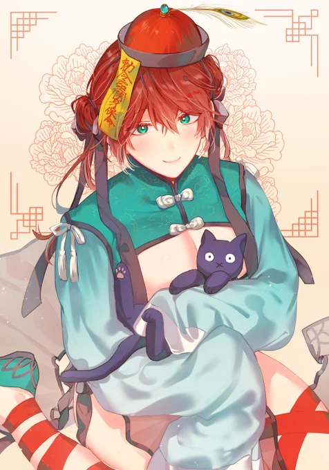 人外の夫 犬猫ver.×嫁の青年 #創作BL 