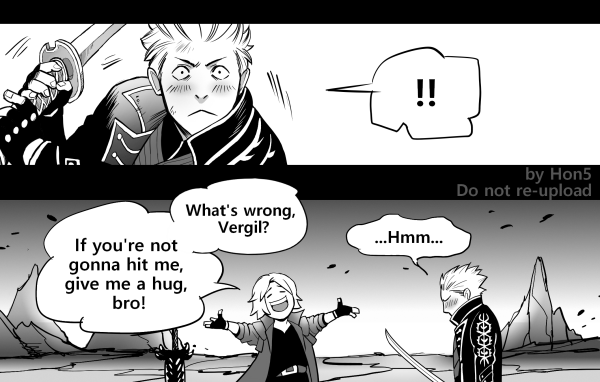 #DevilmayCry #DMC5 
"Rather be" So, their fight was over.

(Maybe my English is incorrect. I'm using a translation app though.)