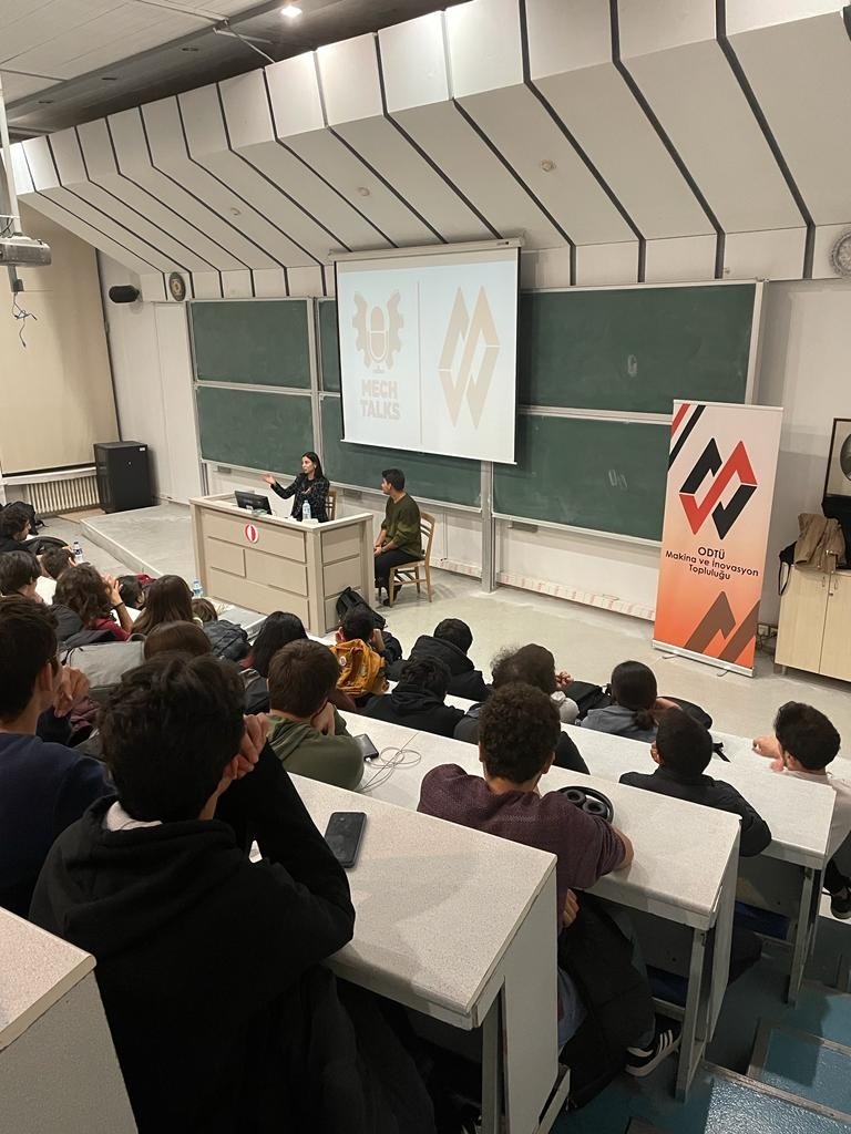 Bu yılın ilk MechTalks'unda Vuslat Odabaşı'yla buluştuk.(<a href="/OdabasVuslat/">Formula 1 Mühendisi</a>)🧡🖤

Vuslat Hanım'a ve katılım sağlayan herkese çok teşekkür ederiz!

Gelecek MechTalks'larımızı kaçırmamak için bizi takip etmeyi unutmayın!⚙️🦾🚀