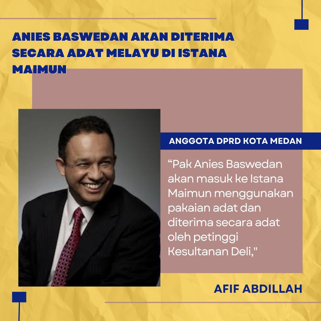 seownoo's tweet photo. Wah mantap sekali, Pak Anies diterima dengan baik oleh warga sumut, dan diterima secara adat oleh petinggi Kesultanan Deli @NasDem  #CapresNasdemPemersatuBangsa https://t.co/YuWot62lzS
