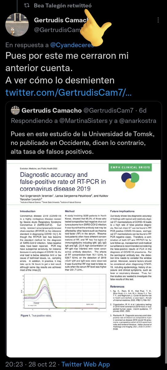 Frunobulax's tweet photo. La risa: Bea Magufón acaba de retuitear un supuesto mensaje de una víctima de la censura a la que tiraron la cuenta por exponer un paper antivacunas. La realidad es que es un documento cualquiera, en el que puede leerse sibilinamente "BEA TRAGABULOS" 🤣🤣🤣 https://t.co/9aMJWc5Er4