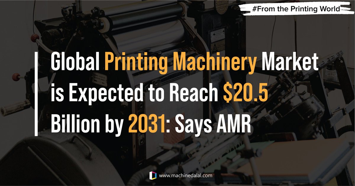 machinedalal's tweet image. Read More On:
cutt.ly/XNLssbI

#printingnews #printingmachines #printingworld #fromtheprintingworld #printingmachinenews #news #globalprintingmachinerymarket #machinedalal
