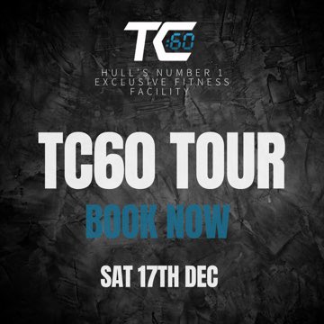 LIMITED AVAILABILITY !!

Please book your FREE ticket now.
A chance to be the first to glance at Hull’s number 1 exclusive fitness facility.

See you soon.

eventbrite.co.uk/e/tc60-tour-ti…