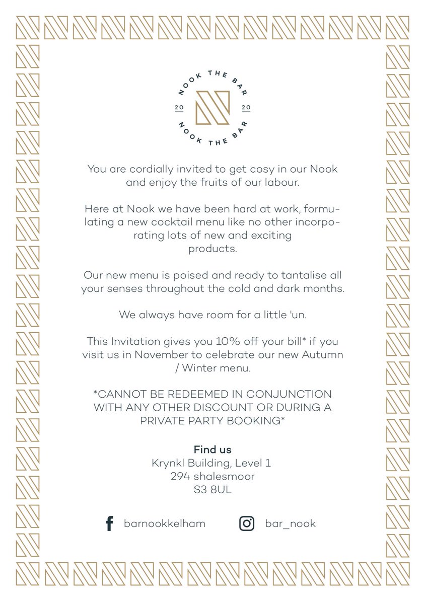 Nook the bar tweet media