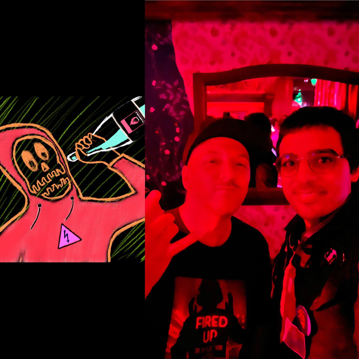 decolife1's tweet photo. GM from epic night at @rektguyNFT @osf_nft 🇬🇧 🚀with @inceptionally @MrTravisTho @OGCollective200 in da house 🔥 #NFTLondon2022 https://t.co/g1Aj35JB9B
