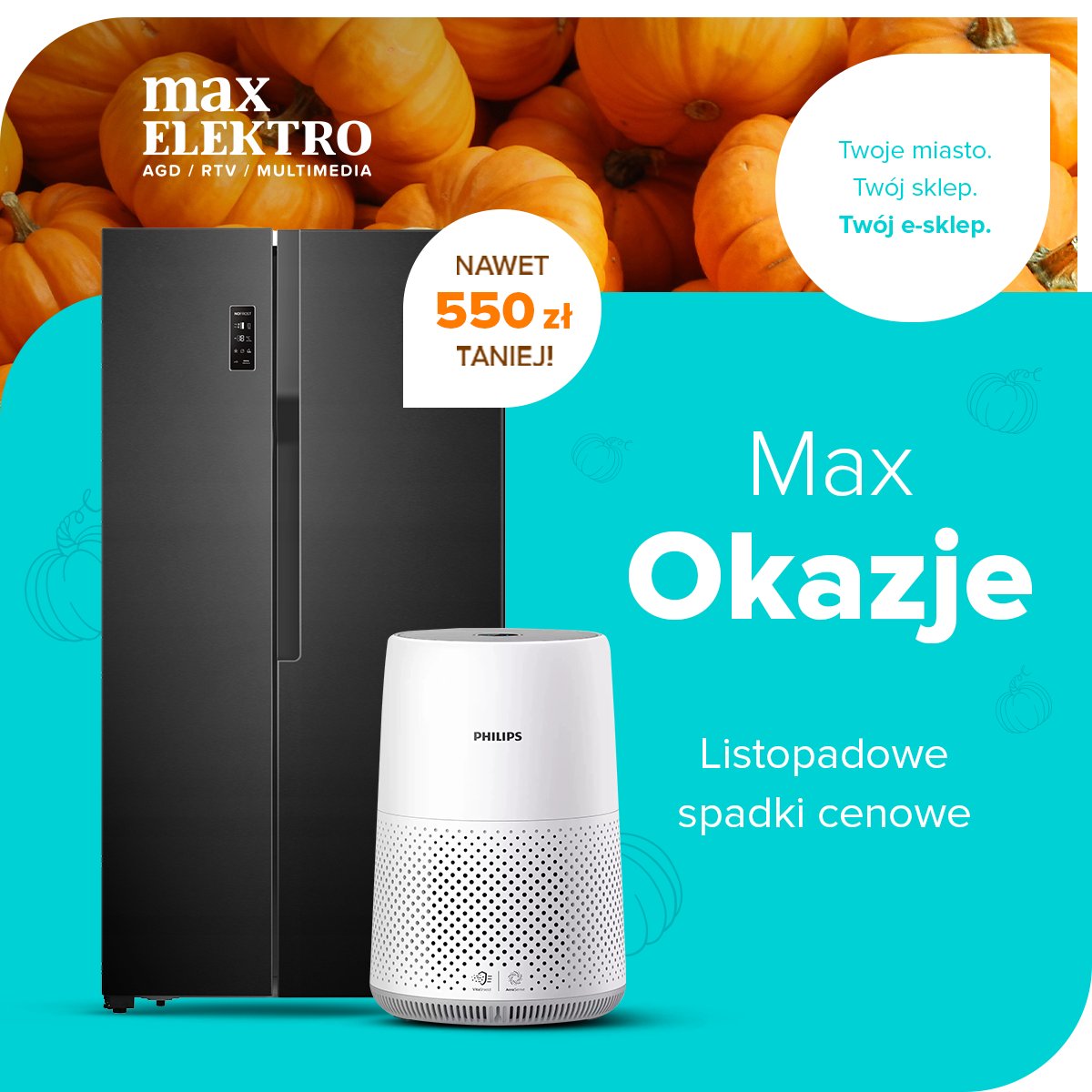 MaxElektroPL's tweet photo. Przygotuj się na listopad niskich cen.
Kup sprzęty AGD oraz inne urządzenia elektroniczne nawet 550 zł TANIEJ 💰
👉Pamiętaj, że akcja trwa tylko do 30.11!
https://t.co/IhAmpIDXBg
#promocja #agd #rabat https://t.co/N5hH6RlKv9