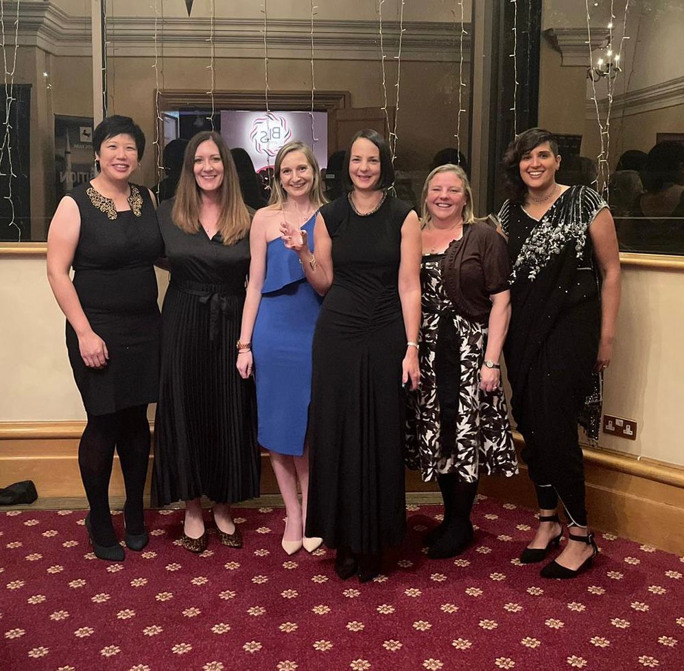 miriamgrazier's tweet photo. Thank you to @OldSqChambers for a great night.  Fabulous night at the @BristolLawSoc awards.  Proud that the Bristol office of @ThompsonsLaw won the award for Diversity Inclusion and Wellbeing. https://t.co/fYVRXP9RUH