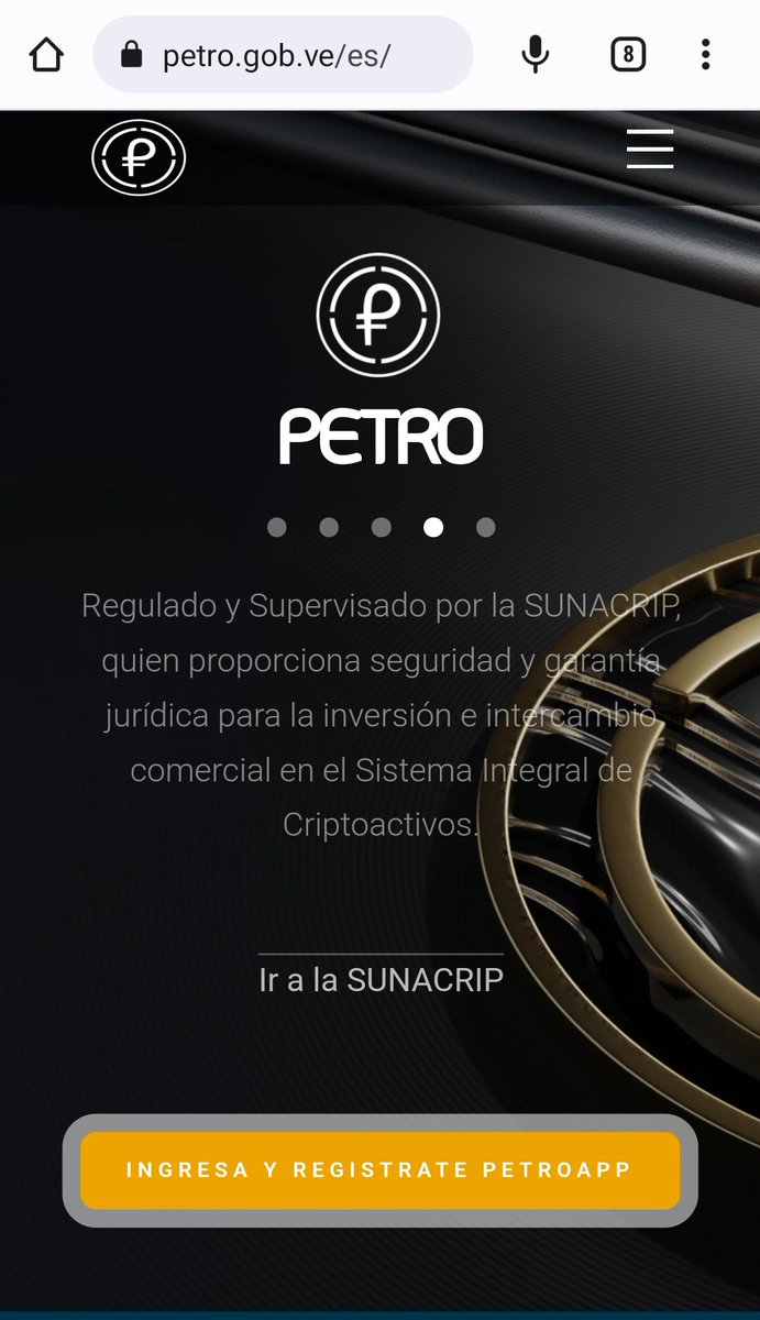El petro es una de las monedas respaldada por los activos de Venezuela!
Revolución tecnológica digital

#4Nov 
petro.com.ve

<a href="/sunacrip_ve/">@sunacrip_ve</a> 
<a href="/marbelinares/">Marbellis Linares</a>
<a href="/JoselitRamirez/">Joselit Ramírez</a>
<a href="/NicolasMaduro/">Nicolás Maduro</a>