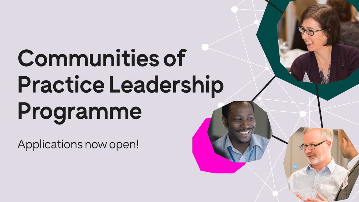 📢 Are you looking for support in leading a Community of Practice? This leadership programme, run in partnership with @HINSouthLondon, can help you to develop the building blocks for successful Community of Practice leadership. Apply now 👉 fal.cn/3tk92 @uberology