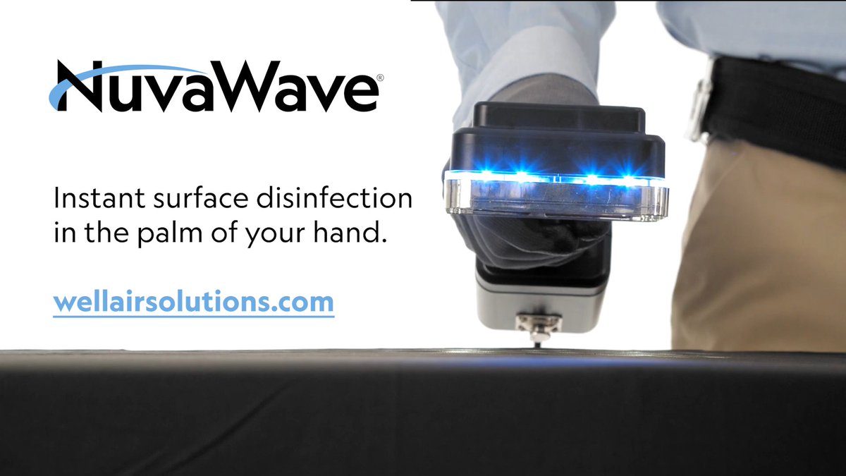WellAirInc's tweet photo. The NuvaWave device destroys over 99.98% of the most harmful pathogens. When spray cleaners can't be used, NuvaWave delivers surface disinfection for electronics, keyboards, medical equipment and medical offices.

Learn more at https://t.co/3MGIGYazzN

#wellair #healthcare https://t.co/5KyeKuDhWz