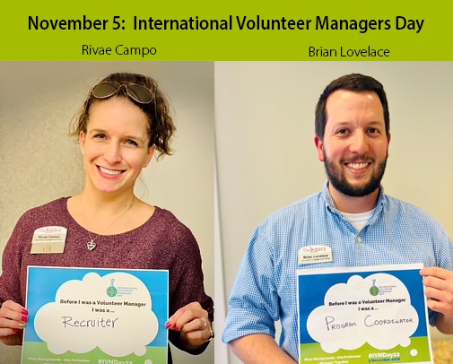 We commend our Volunteer Engagement Managers — Rivae Campo and Brian Lovelace — for the dedication they demonstrate to residents, volunteers, and team members in providing a wealth of services and engagement opportunities within our communities. Well done!