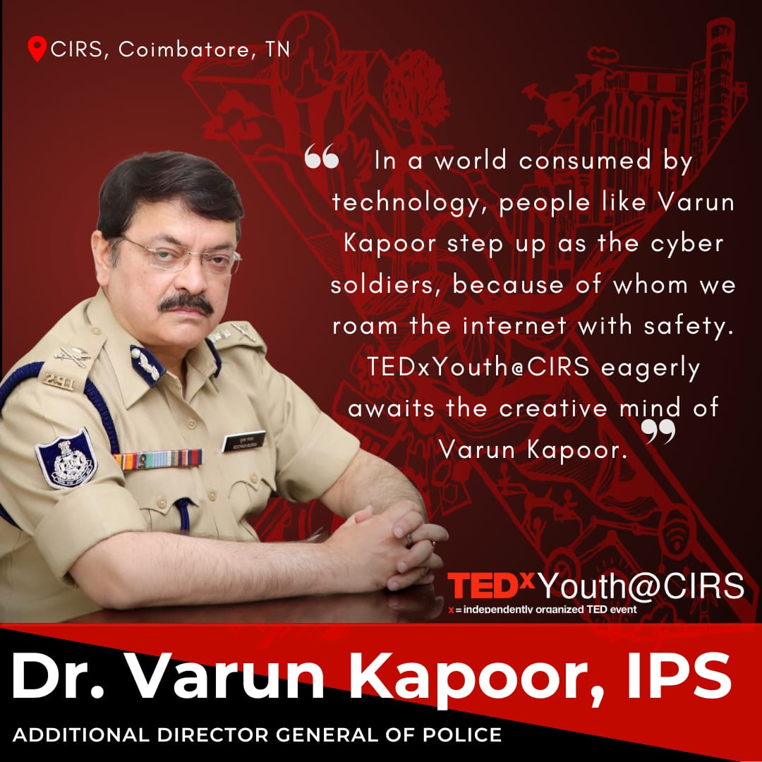 My TEDx talk #2
@ Chinmayananda International Residential School, Coimbatore Tamil Nadu
#MyTedTalks
#cybersecuritytalks
#TEDxYouth@CIRS
#varunkapoorips