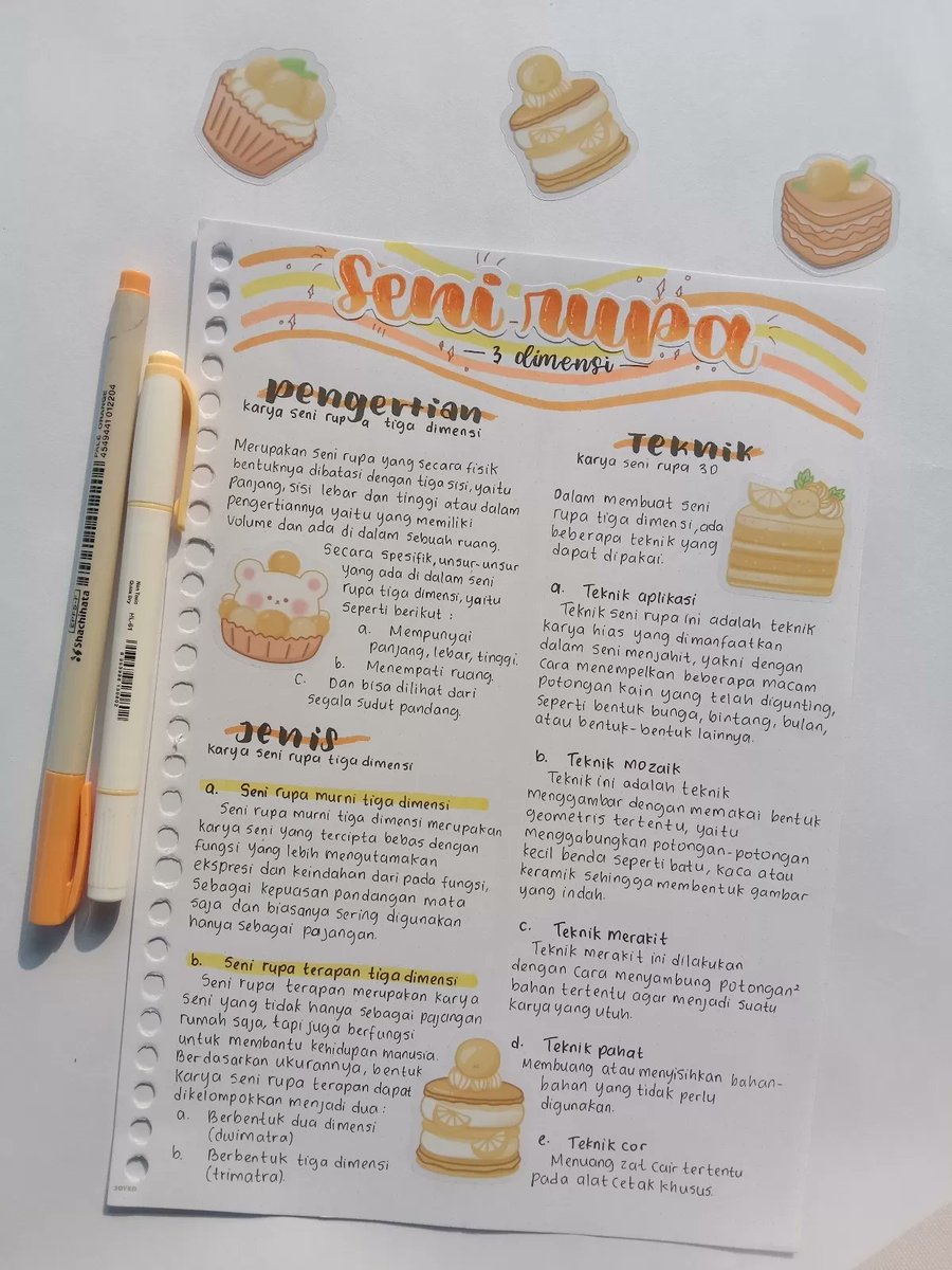 clearnote_id's tweet image. Catatan Seni SMA kelas 10 mengenai Seni Rupa tiga dimensi oleh @/annwhite_arena di Clearnote!
clearnotebooks.com/id/notebooks/2…

#studytwt #ambistwt #AMBISVERSE #catatansma #clearnote #clearnotebooks