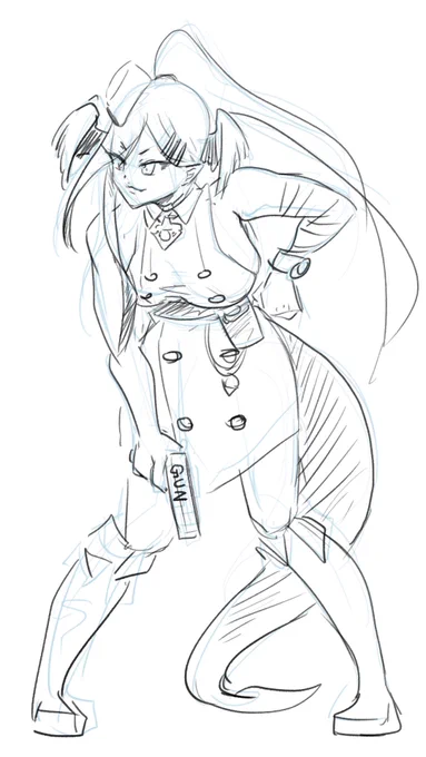 hmm this has been in my head for long time, very matching silhouette.... 