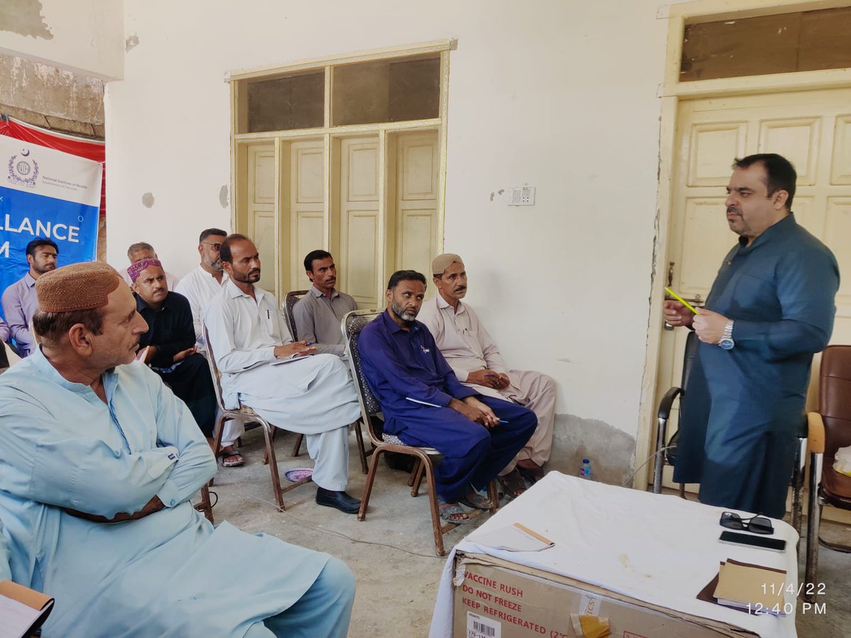 nih_tech's tweet photo. TECH Team Conducted the EDSS Training, in coordination with WHO, at District Sohbatpur, Balochistan on November 04, 2022.
#Nationalinstitutesofhealth #TECH #EDSS #WHO #Balochistan #Training #TECHNIH #BMGF https://t.co/3Iu1i2TRJo