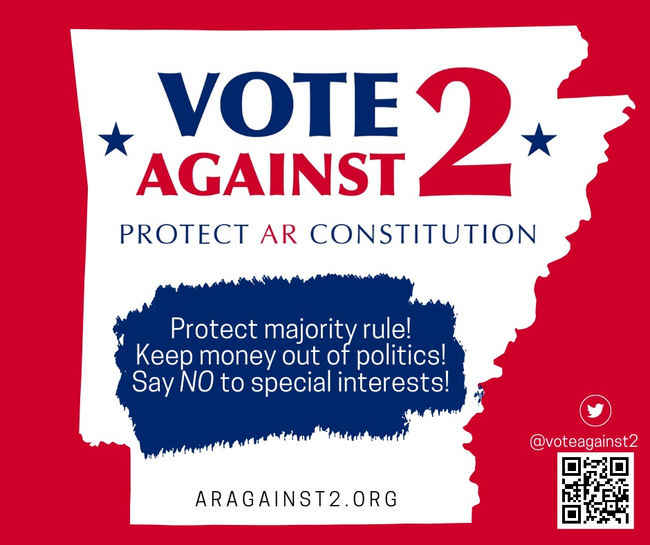 VoteAgainst2's tweet image. 🚨Politicians and lobbyists are trying to rig elections in their favor by permanently changing our constitution so we can't hold them accountable.
In Arkansas, the people rule, not lobbyists and politicians. Vote AGAINST Issue 2.🚫
#arpx #arleg #ar #against2