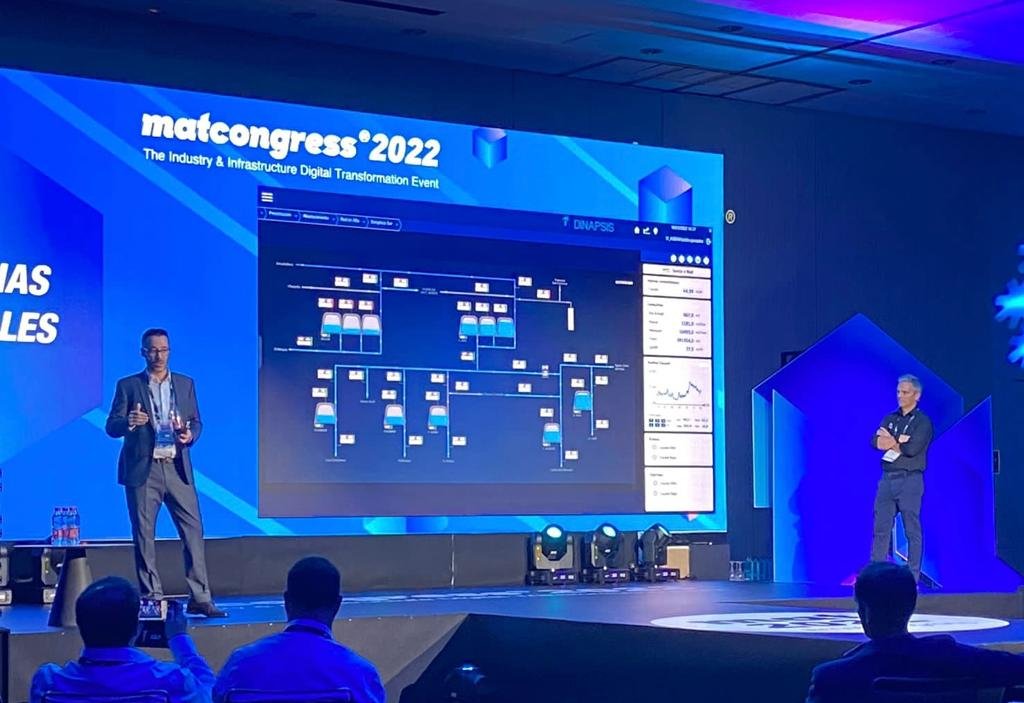 Canaragua's tweet photo. Estamos en el #matcongress22 ¡Magnífico Congreso! 🙌 "Impulsando cambios en nuestros entornos industriales y en las infraestructuras que nos rodean" 🏭 🏗️ 💦
Nuestros compañeros @fcuyas y Juan Vicente Abreu comparten experiencias de @Dinapsis #Canarias
https://t.co/RkWXsgEiF2 https://t.co/gr1aRRt9s3