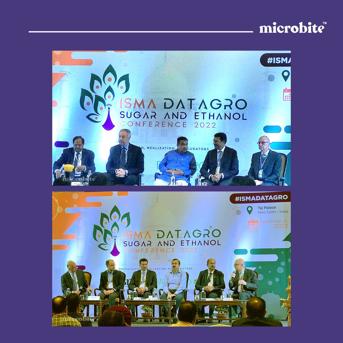 MicroBiteIn's tweet photo. Team MicroBite at the ISMA Datagro Sugar and Ethanol Conference 2022

#ismadatagro #isma #datagro #ethanol #greenenergy #greenindia #sustainability #biofuel #microbite https://t.co/811pMQftkj