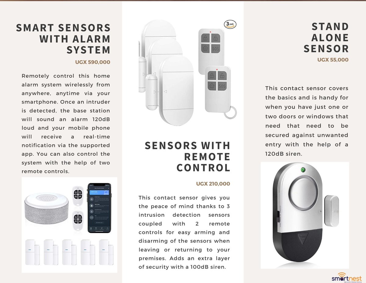SmartnestUg's tweet photo. @wekesa_amos Day we look forward to the most. The festive season is coming, thieves are sharpening their skills but we are ready for them. Check out our smart home security solutions, one might suit your needs.
#TakecontrolEmbracetomorrow https://t.co/V4Z08gzILm