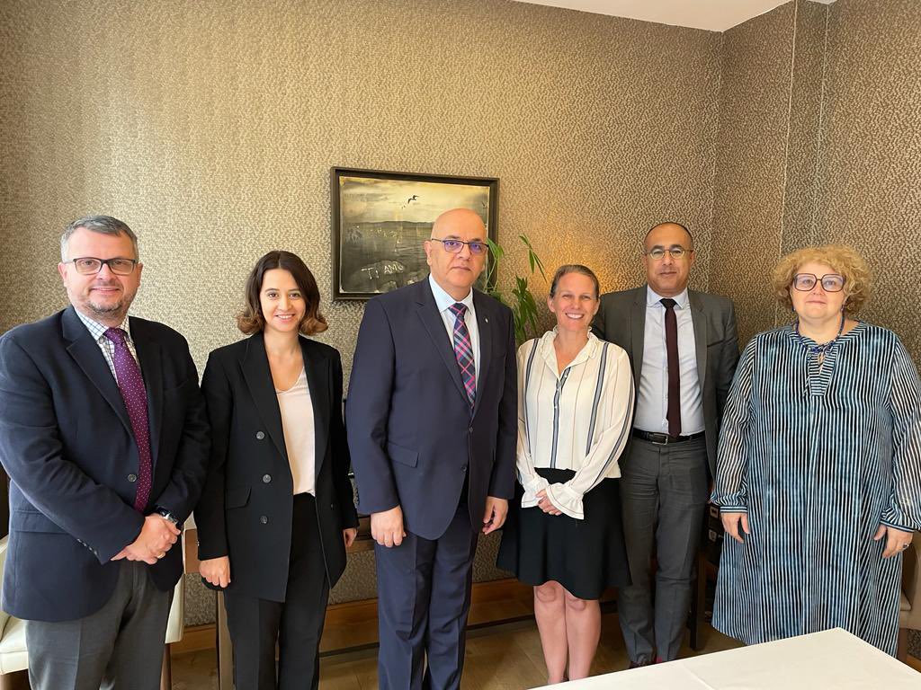 SamehNWahba's tweet photo. A pleasure meeting @Dr_RaedArafat State Sec &amp; Emergency Situations Dept head to discuss Romania's disaster preparedness &amp; @WorldBankECA's support to risk reduction &amp; seismic retrofit of critical infrastructure. Visited Obor fire station under reconstruction for seismic retrofit https://t.co/4KLiksCmk6