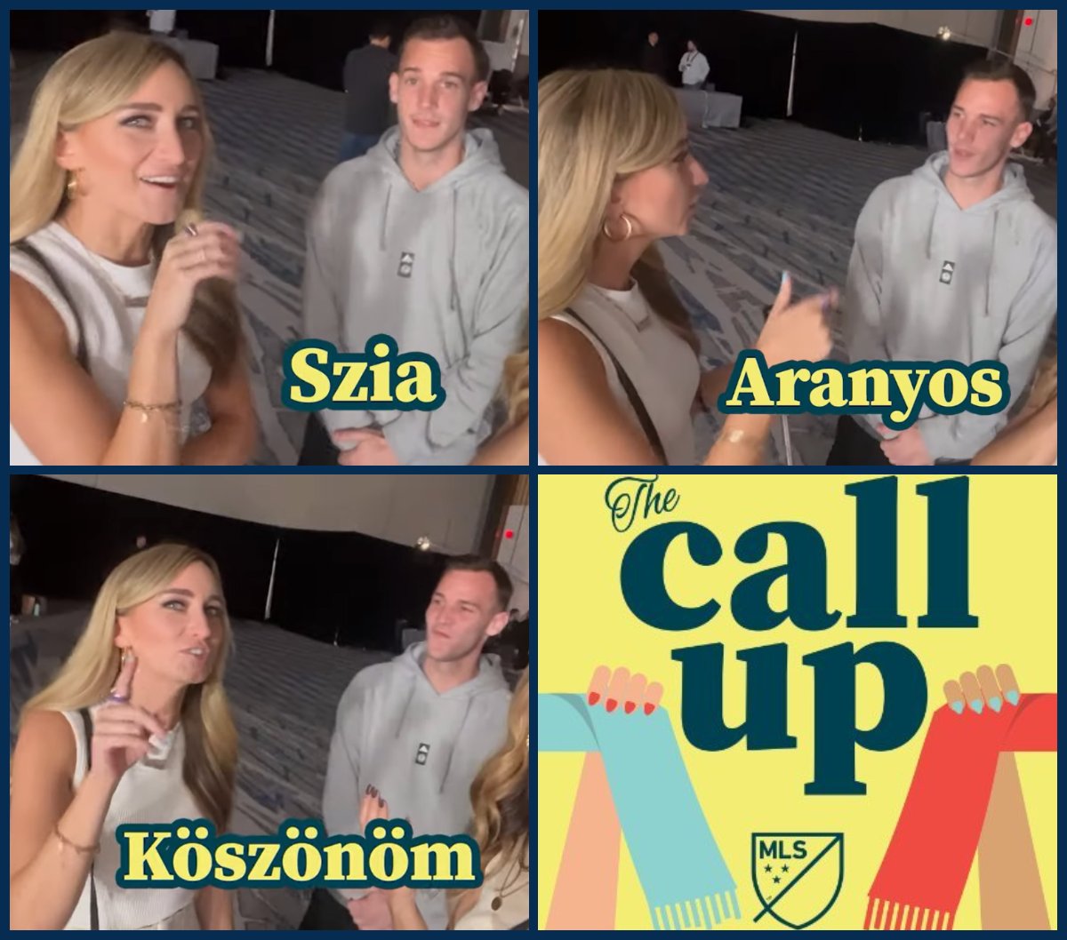 jenkifoci's tweet image. This is so ARANYOS. 😁An impromptu Hungarian lesson with @JillianSakovits  and Daniel Gazdag at the MLS media day - leading up to #MLSCup . Watch the full video here: youtube.com/watch?v=1xnN2x…