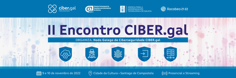Estaremos en #CIBERgal, el encuentro de #Ciberseguridad de Galicia con referentes nacionales e internacionales de la disciplina.

📅 9 -10 de noviembre
👉 Consulta el programa! lnkd.in/dn3txfgR  
👉 Inscríbete!: lnkd.in/eTYdYtMC

#cibersecurity #CiberGal