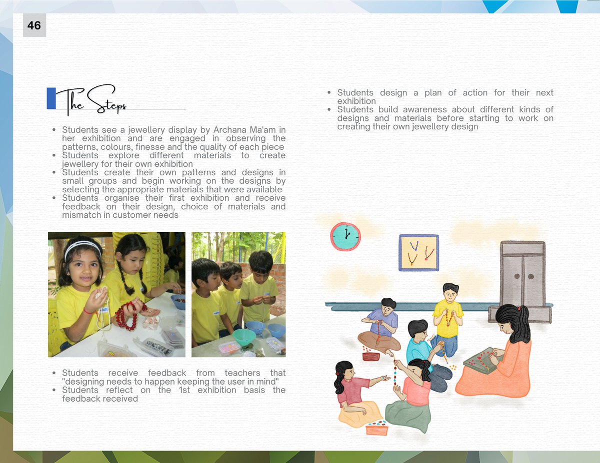 ShikshaLokam's tweet photo. Archana Todi, teacher at @riversideindia, implemented an #improvementproject to build resilience in children. An amazing journey where teachers along with @kiranbirsethi were seen completely invested in helping children convert constructive feedback into masterpieces. https://t.co/Ovfupbhil8