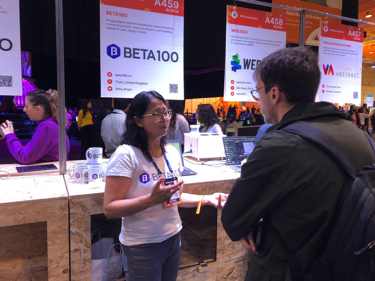 Come find May at the stand A459 - Pavilion 3 to have a great chat with an energetic founder distributing mugs and Portuguese pastéis de nata! 

#WebSummit 
#WebSummit2022 

👇🏻👇🏻👇🏻