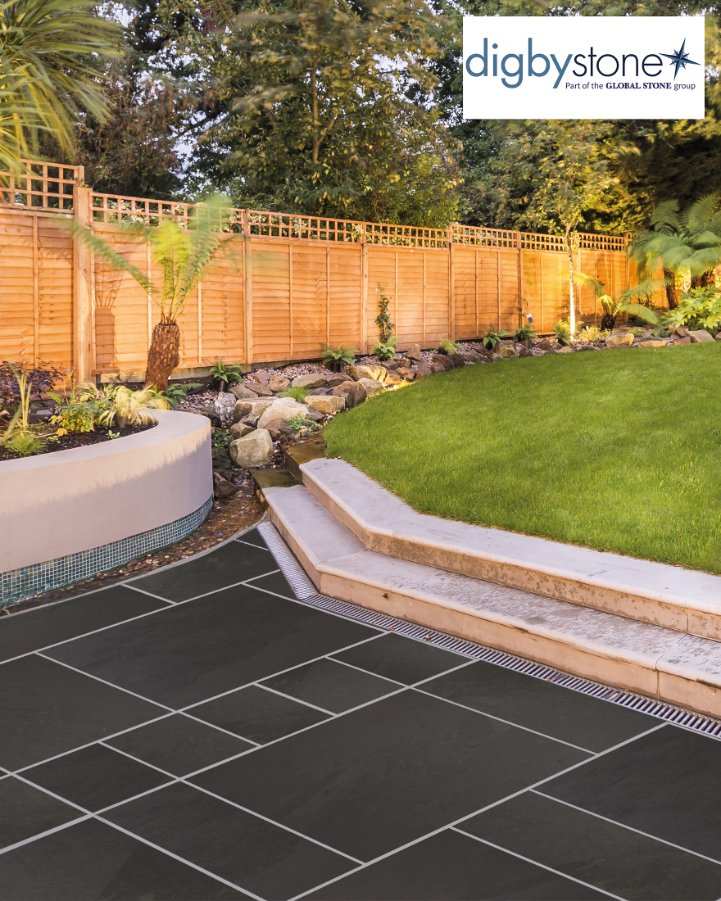 DigbyStone's tweet photo. Achieve monochromatic elegance in your outdoor space with Brazilian Slate, available in either inky Raven Black or cloudy Dove Grey.
#digbystone #slate #flooring #gardeninspiration #stonesupplieruk #gardenrenovation #outdoortiles #countrygarden #elledecoruk #outdoordesigns https://t.co/6WxkIiVhdz